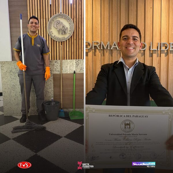 DE LIMPIADOR DEL IPS A ENFERMERO: LA PERSEVERANCIA DE MARIO ROJAS ACOSTA - «TVS DIGITAL»