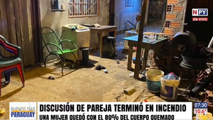 Tragedia en Asunción: Hombre quema a su pareja tras discusión por música