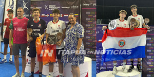 ENCARNACENOS CAMPEONES PANAMERICANOS DE PÁDEL JUNIOR