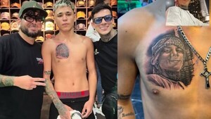 “Arrepentirme nunca”, dijo fanático que se tatuó la cara del Papu López