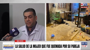 Mujer en grave estado con quemaduras en el 80% de su cuerpo y su pareja fue imputado por feminicidio