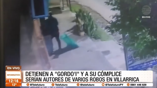 Detuvieron a alias ''Gordo'i'' y a su cómplice