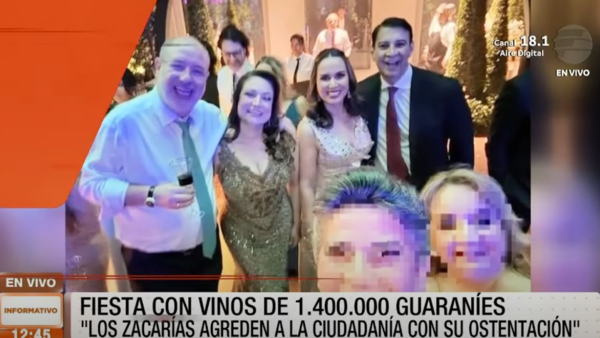 ¡Fiesta de los Zacarías con vinos de G. 1.400.000 y souvenirs de lujo!