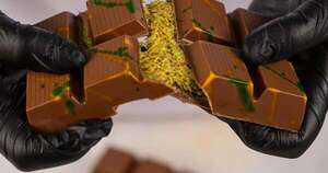 La Nación / “Dubái”, el chocolate viral relleno de crema de pistacho