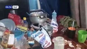 Rescatan a cinco niños: Estaban encerrados en una pieza sucia, sin baño y solos
