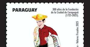 La Nación / Nuevas estampillas celebran los 300 años de Carapeguá