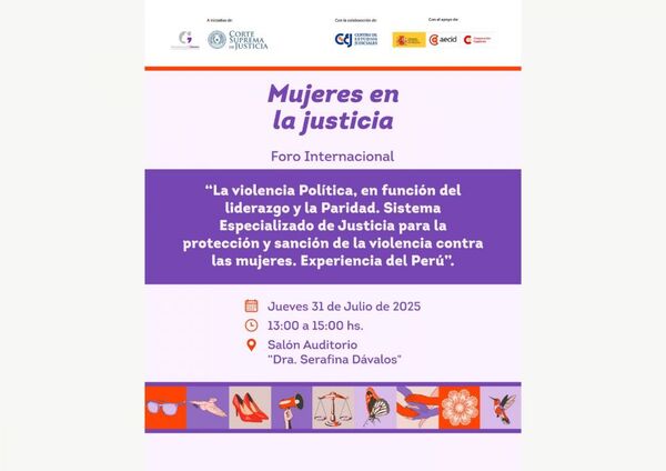 Exministra de la Mujer del Perú disertará sobre liderazgo y paridad
