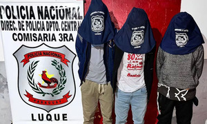 Robo a telefonía en Luque: capturan a tres implicados, uno de ellos es menor de edad - OviedoPress