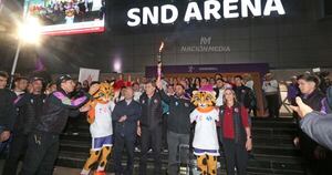 La Nación / El Fuego Panamericano llegó a SND, sede oficial de Juegos ASU 2025