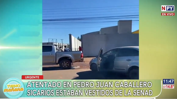 Atentado en PJC: Sicarios tenían indumentarias de la SENAD