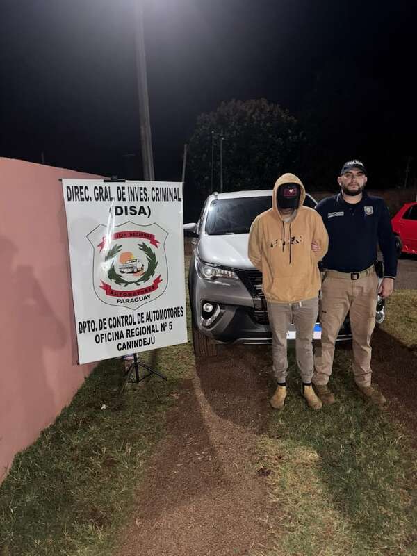 Recuperan camionetas robadas en operativos efectuados en Canindeyú - Policiales - ABC Color