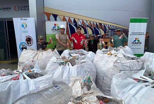 Eco Canje de Itaipú recolectó 15.635 envases plásticos para reciclaje en la Expo 2025 | DIARIO PRIMERA PLANA