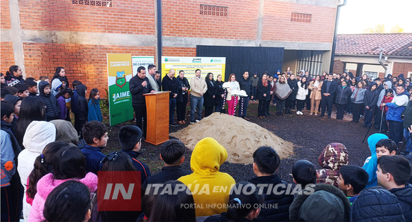 CAMBYRETÁ: MUNICIPALIDAD INICIA OBRAS EN LA ESCUELA SAN MIGUEL