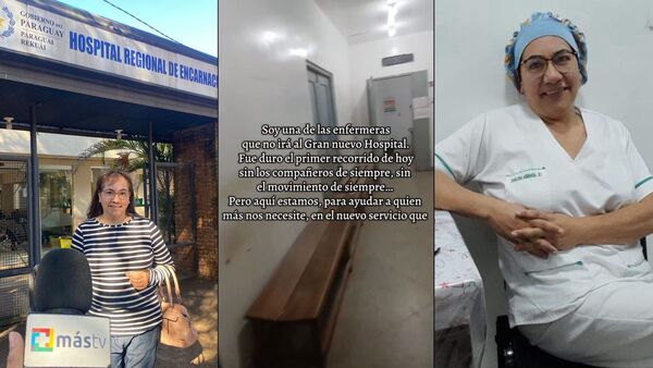 Después de la mudanza, solo queda el eco en el HRE: Un enfermera abrió su corazón y contó su historia