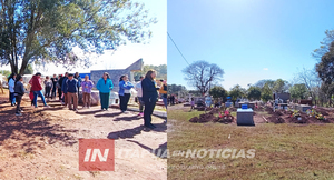 VECINOS DEL B° SANTO DOMINGO SE MANIFIESTAN POR ABANDONO EN EL CEMENTERIO