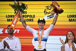 Wiebes gana la cuarta etapa del Tour femenino, Vos conserva maillot amarillo - Polideportivo - ABC Color
