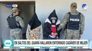 En Saltos del Guairá hallaron enterrado cadáver de una mujer que estaba desaparecida