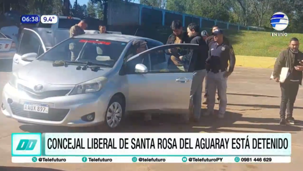 Concejal liberal detenido por pedido de presunta coima