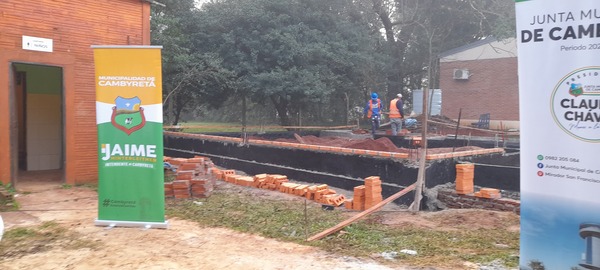 Municipalidad de Cambyretá impulsa nuevas obras en escuelas públicas para mejorar el entorno educativo
