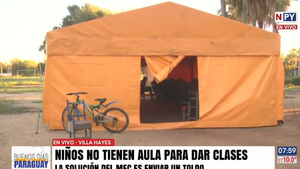 Para construir un obelisco sí, pero para aulas no hay plata: Así dan clases en Villa Hayes