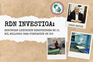 IPS: gremio de fumigadores denuncia irregularidades en millonaria licitación