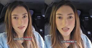 La Nación / Viral: tiktoker colombiana se quejó del tránsito en Asunción
