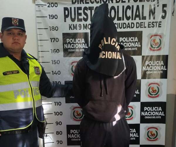 Detienen a joven denunciado por retener y agredir a su pareja en un motel de CDE - ABC en el Este - ABC Color