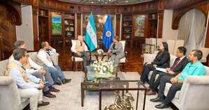 La Nación / Presidenta de Honduras recibió a la delegación de MOE-OEA encabezada por Eladio Loizaga