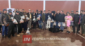 SE ENTREGARON INSUMOS AGRÍCOLAS A PRODUCTORES DE SAN JUAN DEL PARANÁ