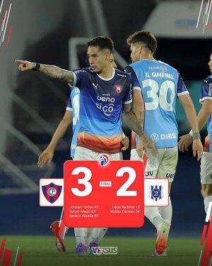 Popular / Cerro Porteño sopló con fuerza y logró una fantástica remontada sobre el 2 de Mayo