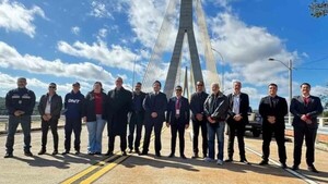 Receita Federal realiza visita técnica en el segundo puente