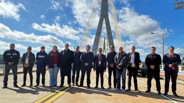 Receita Federal realiza visita técnica en el segundo puente