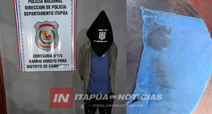 DETIENEN A SOSPECHOSO TRAS HALLAZGO DE CADÁVER EN ENCARNACIÓN