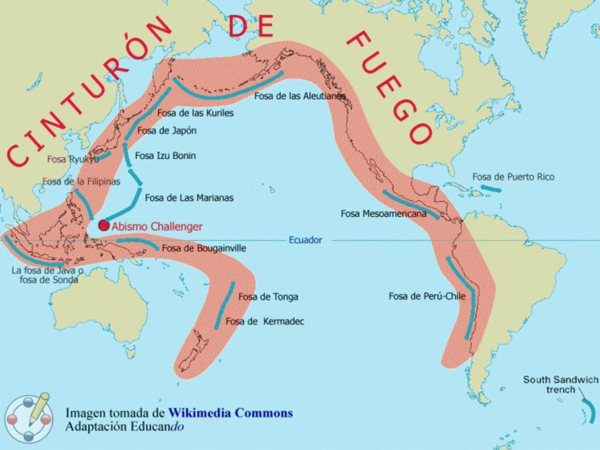 Fuerte sismo sacude Cinturón de Fuego