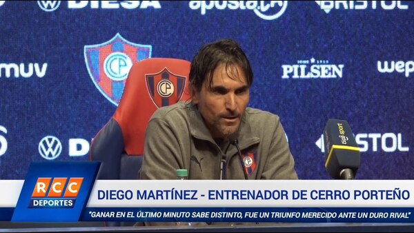Video: Palabras del DT Diego Martinez Cerro Porteno 3 vs 2 Sportivo 2 de Mayo