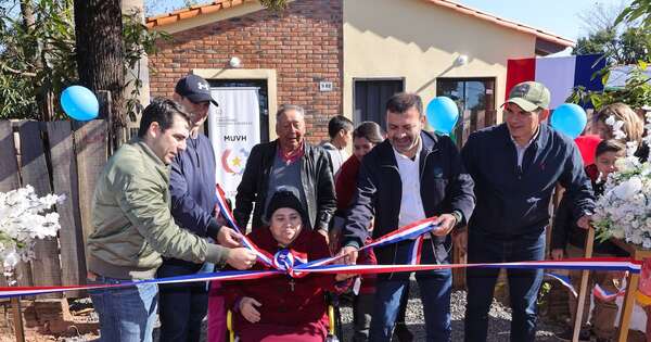 La Nación / Muvh entrega nuevas viviendas sociales en Caaguazú