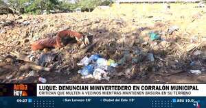 Diario HOY | Denuncian instalación de vertedero en predio del corralón municipal de Luque