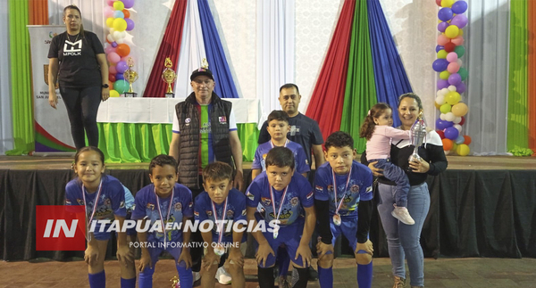 SE DISPUTÓ LA FINAL DEL TORNEO INFANTIL DE FÚTBOL DE SALÓN EN SAN JUAN DEL PNÁ.