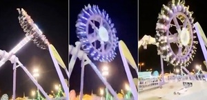 Colapsa atracción en parque saudí: 23 heridos