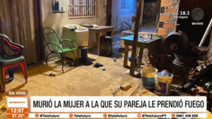 Murió la mujer a la que su pareja le prendió fuego