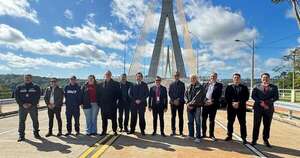 La Nación / Puente de la Integración: Receita verificó obras para aduanas con miras a su operatividad