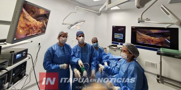HOSPITAL GENERAL DE ITAPÚA REALIZA EXITOSA CIRUGÍA LAPAROSCÓPICA PARA TRATAMIENTO DE CÁNCER DE COLON