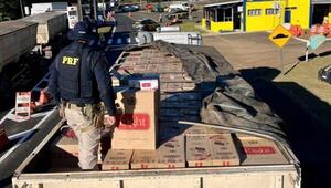 Incautan cargamento de cigarrillos producidos por Tabesa - ABC en el Este - ABC Color