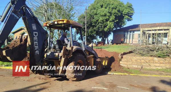 AVANZAN LOS TRABAJOS DE MEJORA EN LA COMISARÍA DE ALBORADA CENTRO