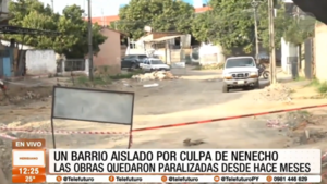 Un barrio aislado por culpa de "Nenecho"