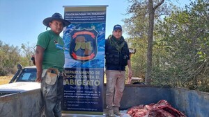Hallan restos de un animal faenado en establecimiento de Alto Paraguay