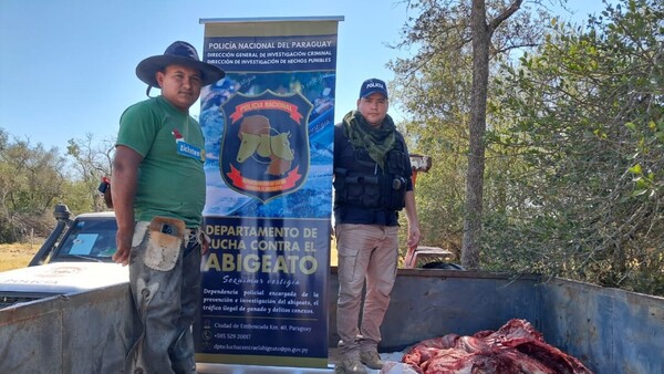 Hallan restos de un animal faenado en establecimiento de Alto Paraguay