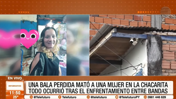 Una bala perdida mató a una mujer en la Chacarita