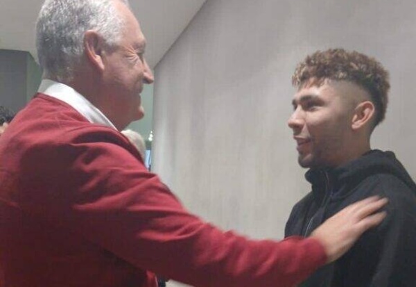 ¡Mirá el encuentro entre Gustavo Alfaro y "La Joya" Enciso en La Huerta!