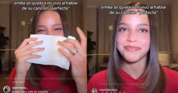 La Nación / Emilia Mernes se quebró al hablar de su nuevo EP: “No quería llorar”